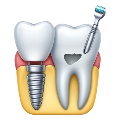 dental implant sticker