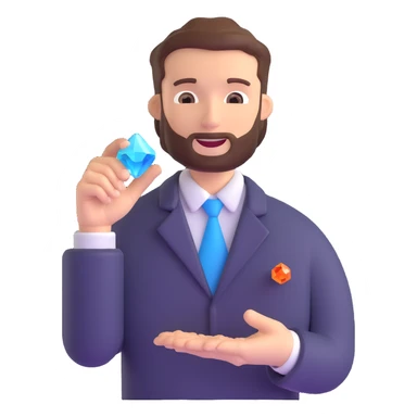 chiropractor with healing crystal minerals sticker