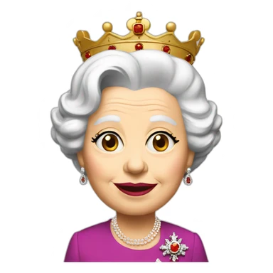 Queen elizabeth communist sticker