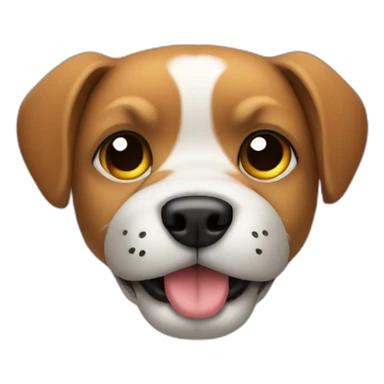 dog with boxing gloves sticker