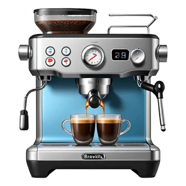 Brevilla barista pro espresso machine sticker
