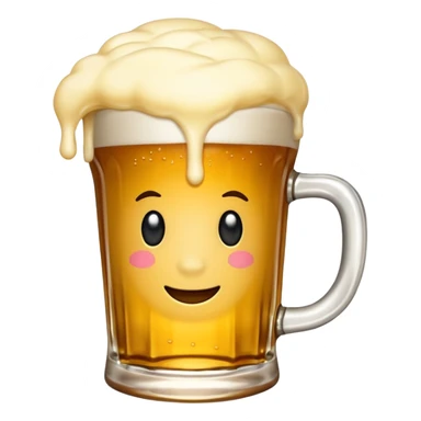 Créame un emojic relacionado con estos 👍🏼🍺 sticker