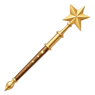 modern magic wand creating perfect schedule with sparkles, 3D elegant style, golden glow, clean aesthetic sticker