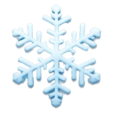 snowflake sticker
