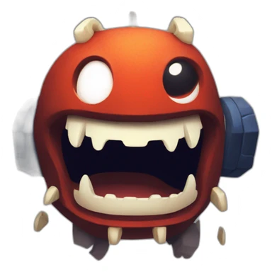 Balrog from cave story sticker