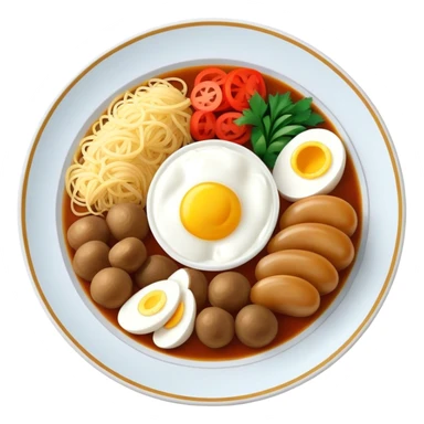 Kazakh food sticker