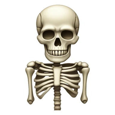 Skeleton made out of adamantium sticker