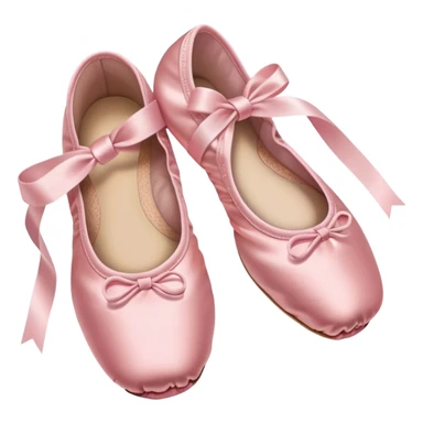 Pink ballet shoes sticker