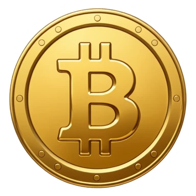 Bitcoin coin emoji sticker