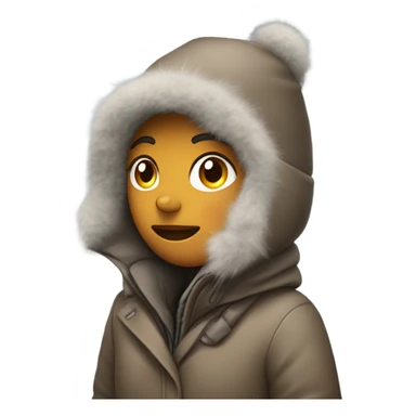 Girl walking freezing sticker