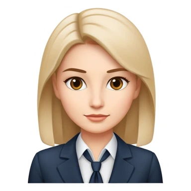 ceo woman confidently wears smart business attire sticker