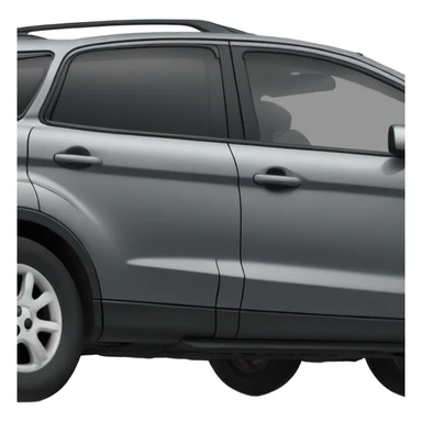 Car, dark grey 2003 Ford Escape XLT, side shot sticker