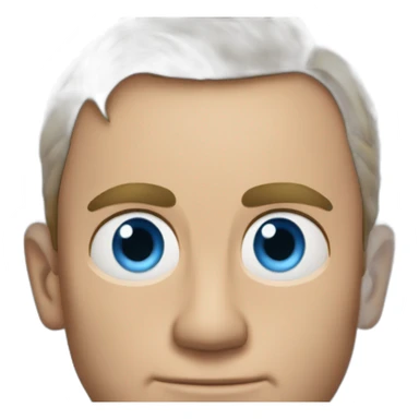 daniel craig blue eyes sticker