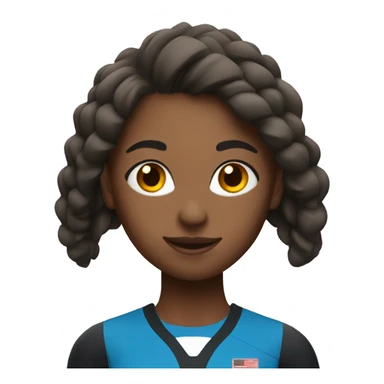 volleyball girl sticker