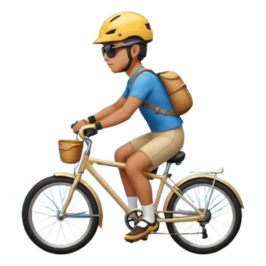 golden hour lakefront bike ride sticker