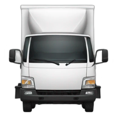 Light commercial vehicle back sticker