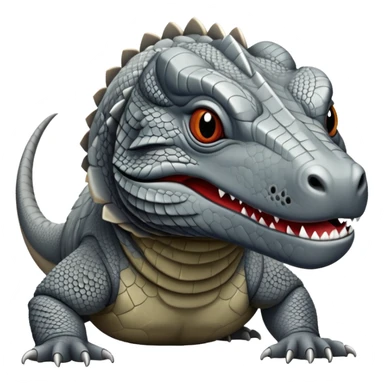 komodo dragon grey sticker
