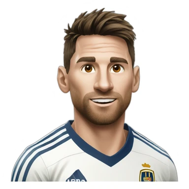 The réal Goat football Messi or Ronaldo sticker