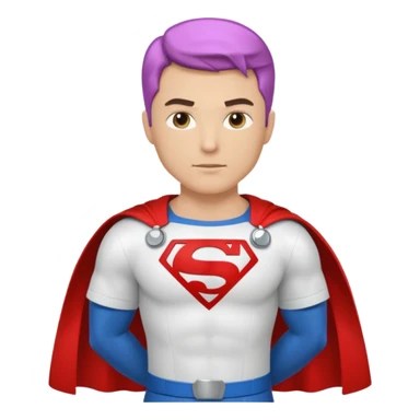 Male nurse superhero  sticker