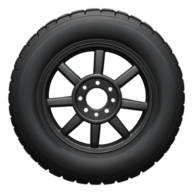 flat semi tire sticker