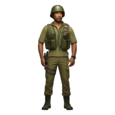 full body kirk tropic thunder sticker