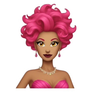 dragqueen phoenix sticker