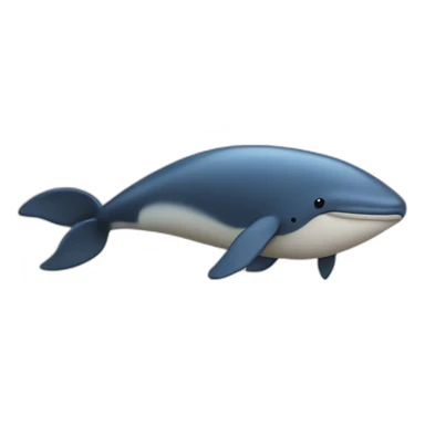 Une baleine sur un tas de sel sticker