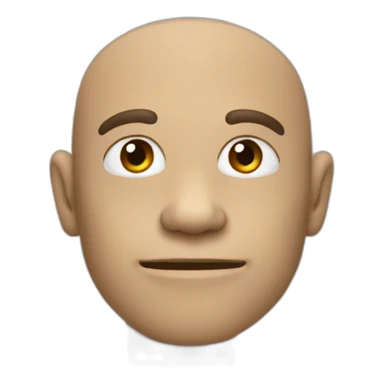 Singe sur tête sticker