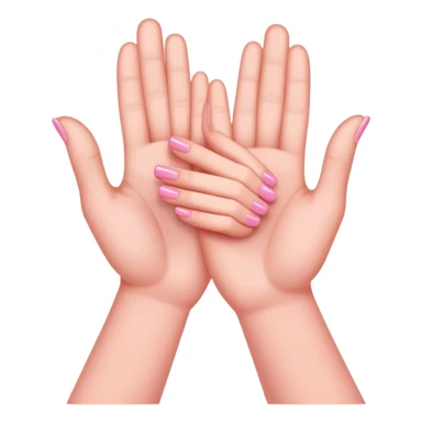 a pinky promise. two hands horizontal with the pinkies clearly intertwined to clearly show that a pinky promise is being made sticker