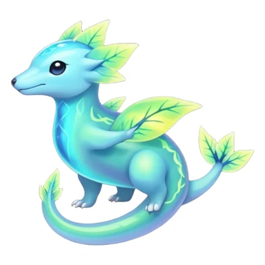 Elemental Exotic Tropical Celestial Sparky Fierce Viney Vinal Dusky Aurorus-Amaura-Auroras-Pokémon-Fakémon-creature sticker