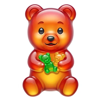 create gummy bear emoji sticker