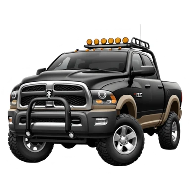 Dodge Ram Ourdoorsman Black sticker