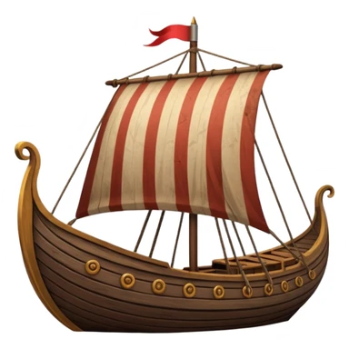 Viking Longship sticker