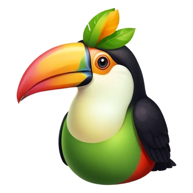 toucan and guava together sticker
