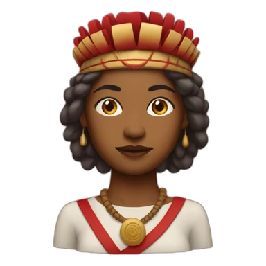 Chief red girl  sticker
