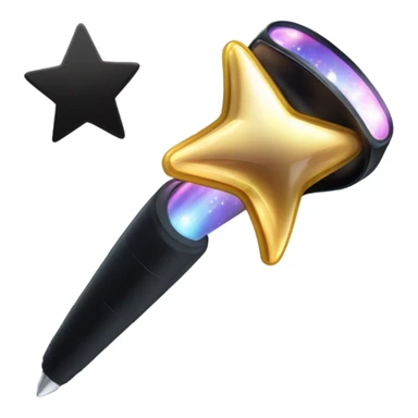 a magic wand and a video reel - discovery, sparkle, video, explore sticker