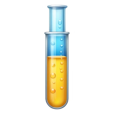 test tube sticker