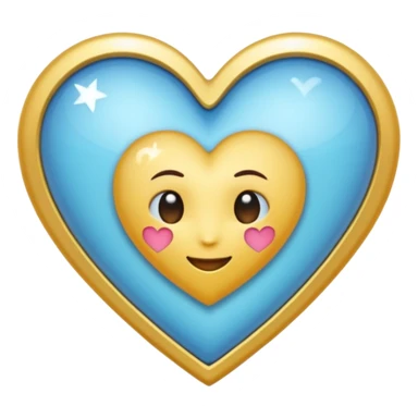 Emojis celestes de Disney: corazón, hada, glitter sticker