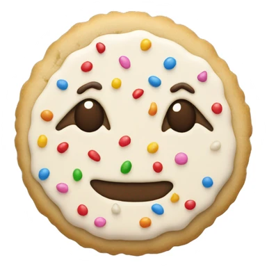 Sugar cookie with sprinkles sticker