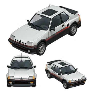peugeot 205 t16 sticker