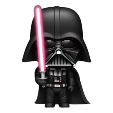 dark vador sucette sticker