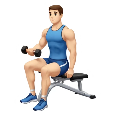 seated calf-raise lower leg exercise sticker