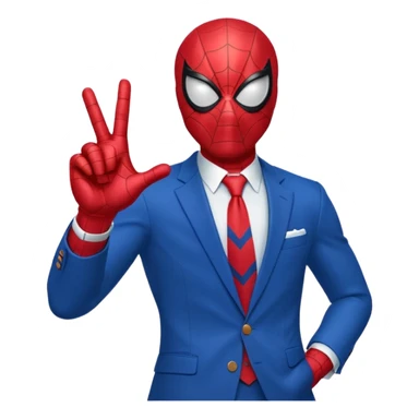 Make Spiderman's hand into an upvote sign 👍 sticker