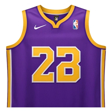 los angeles lakers jersey sticker