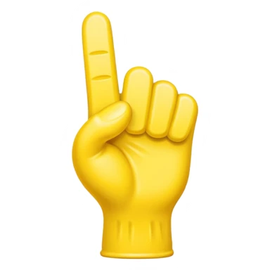 Number one physio foam finger sticker