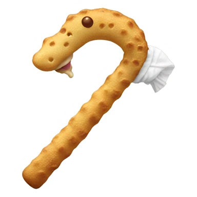 Cane che mangia le crocchette  sticker