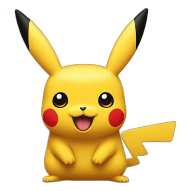 Pikachu at McDonald’s sticker