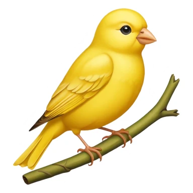 yellow canary sticker