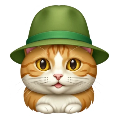 Realizza un gatto magico appena uscito dal cappello del cappellaio matto sticker