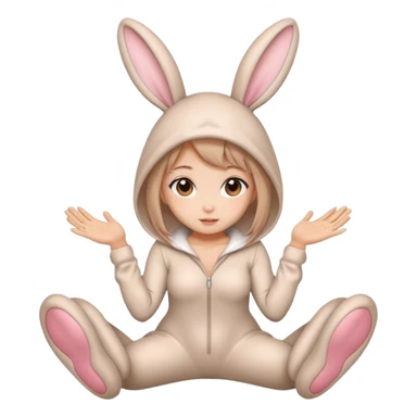 Bunny girl anime sticker